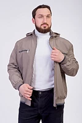 Фото товара Куртка 335 ветровка муж, серо-коричневый
