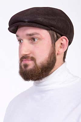 Фото товара Кепка Реглан из дубленочной овчины 003.005 Фото товара Кепка Реглан из дубленочной овчины 003.005