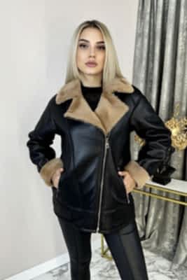 Фото товара Дубленка 1004.D-607 silk, черный Фото товара Дубленка 1004.D-607 silk, черный