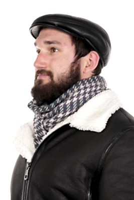 Фото товара Кепка Реглан кожаная 003.001, черный Фото товара Кепка Реглан кожаная 003.001, черный