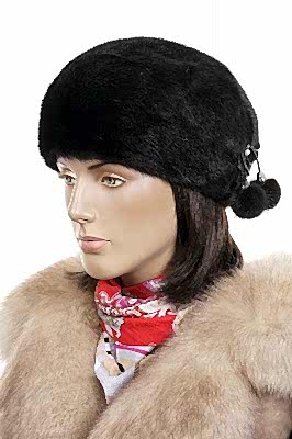 Фото товара Шапка норка 001.044, Черный ln