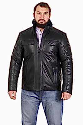 Фото товара Куртка кожа 1022.6035 ZIG, темно-синий