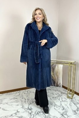 Фото товара Пальто норка MILANO, синий