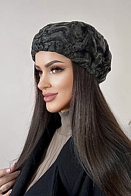 Фото товара Шапка каракуль 001.001, хаки