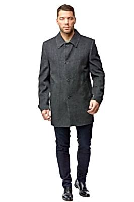 Фото товара Полупальто мужское 7920 Sellman, черно-серый