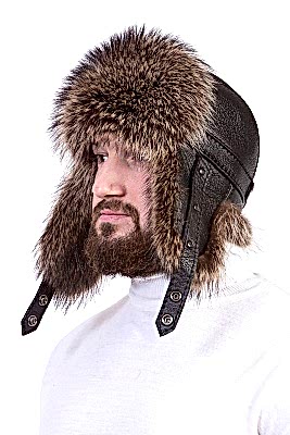 Фото товара Шапка из енота UMKME006.4 рыжая