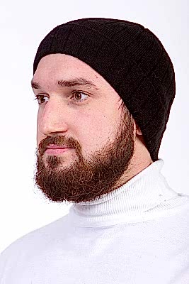 Фото товара Шапка трикотажная 04, черный Фото товара Шапка трикотажная 04, черный