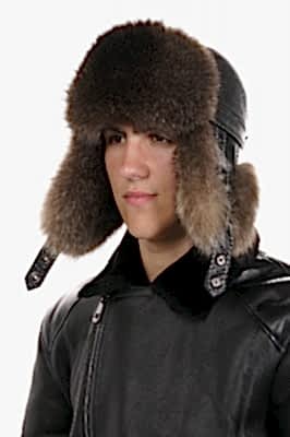Фото товара Шапка из енота UMKME006.5 темная