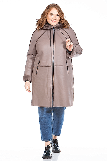 Фото товара Дубленка 1009.1340 silk, бежевый