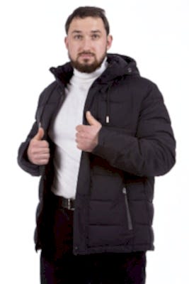 Фото товара Куртка мужская на синтепоне 1801, темно-синий