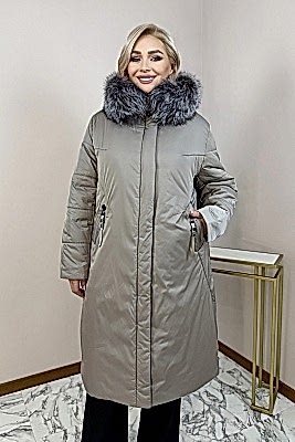 Фото товара Пуховик 2309 зима, капучино