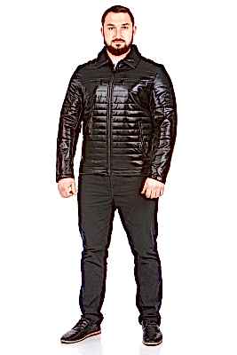 Фото товара Куртка кожзам 722, черный