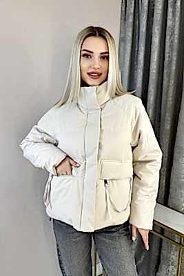 Фото товара Куртка 349 весна, бежевый