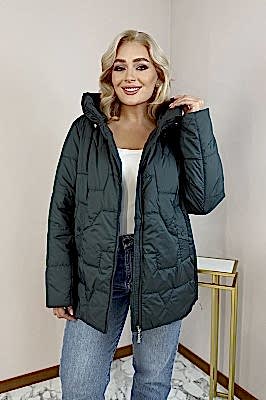 Фото товара П/пальто жен, F-2563, изумрудный