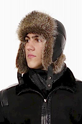 Фото товара Шапка из енота UMKME0010.2, светло-желтая