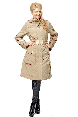 Фото товара Плащ 068-1 б, бежевый