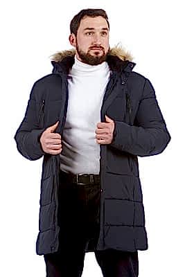 Фото товара Куртка мужская на синтепоне 702, темно-синий