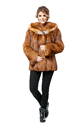 Фото товара Куртка лиса ЛБ-01, рыжий